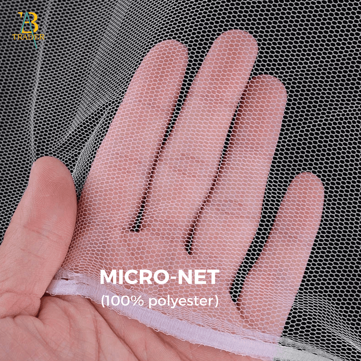 100% Polyester Mosquito Netting Mesh Fabric